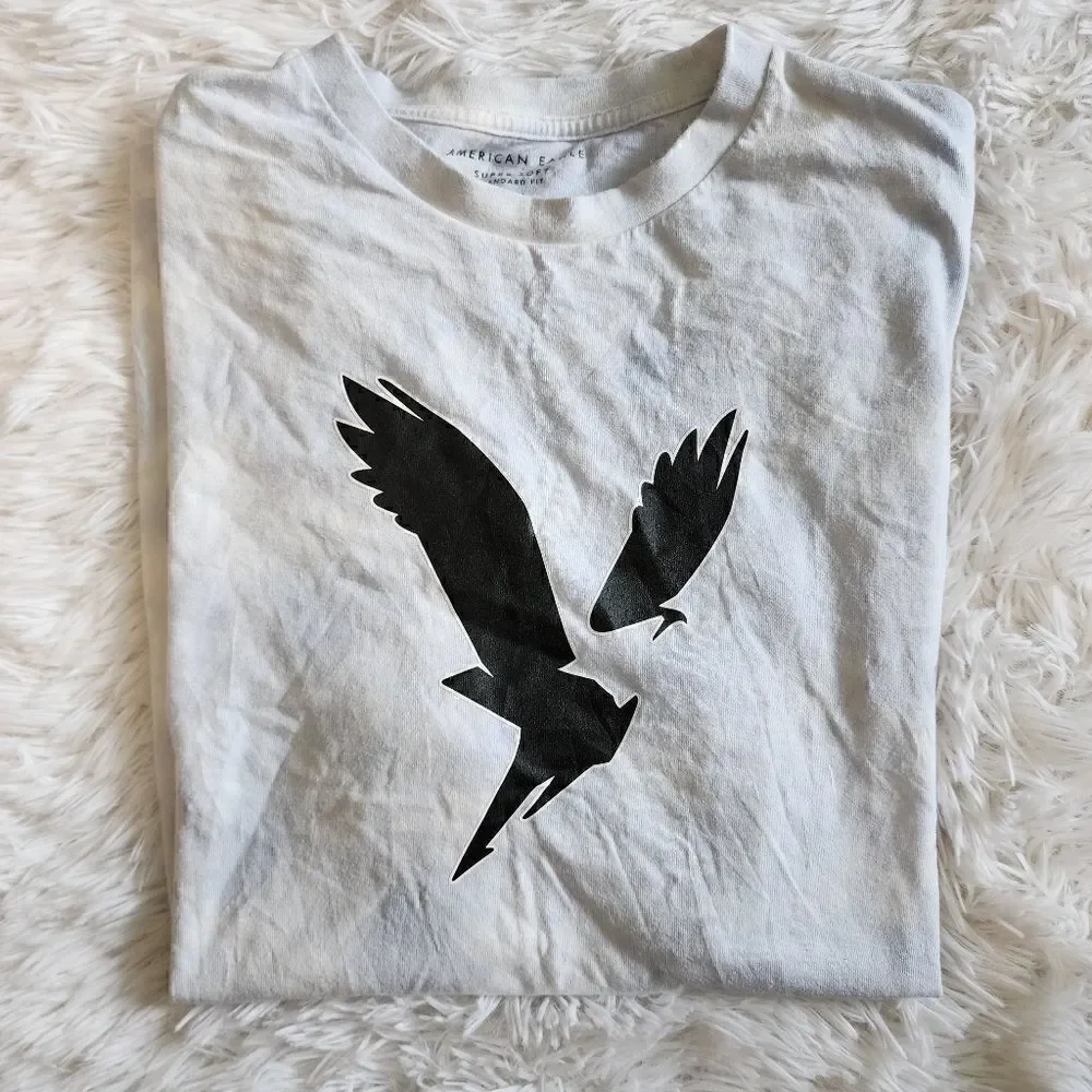 American Eagle Tie-Dye Logo Graphic T-Shirt